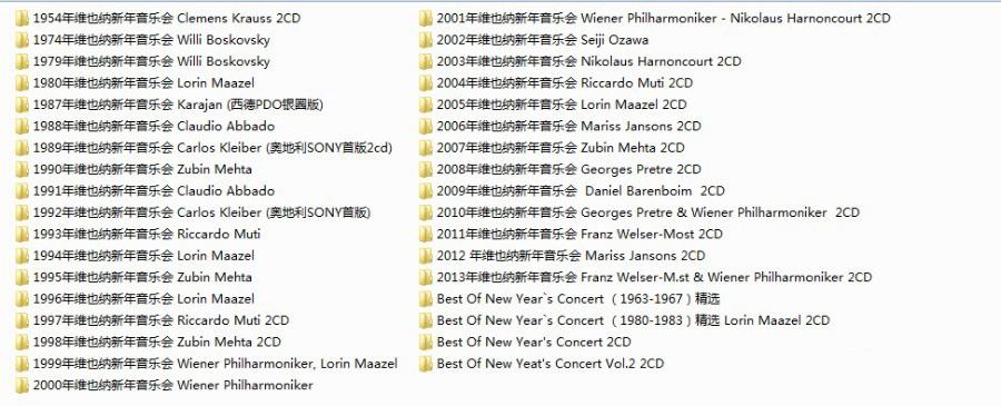 《维也纳新年音乐会》53张CD精品音乐合集-免费音乐网