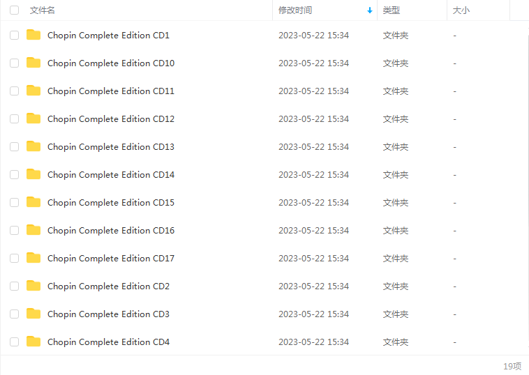 《肖邦交响乐》17张CD作品无损音乐合集-免费音乐网